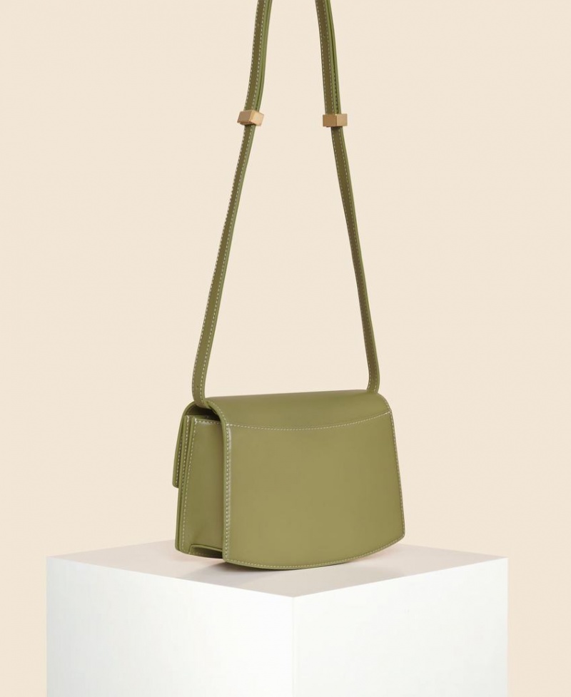 Bolsas Crossbody Cafuné Small Pendulum Feminino Verdes | KRS5872RV