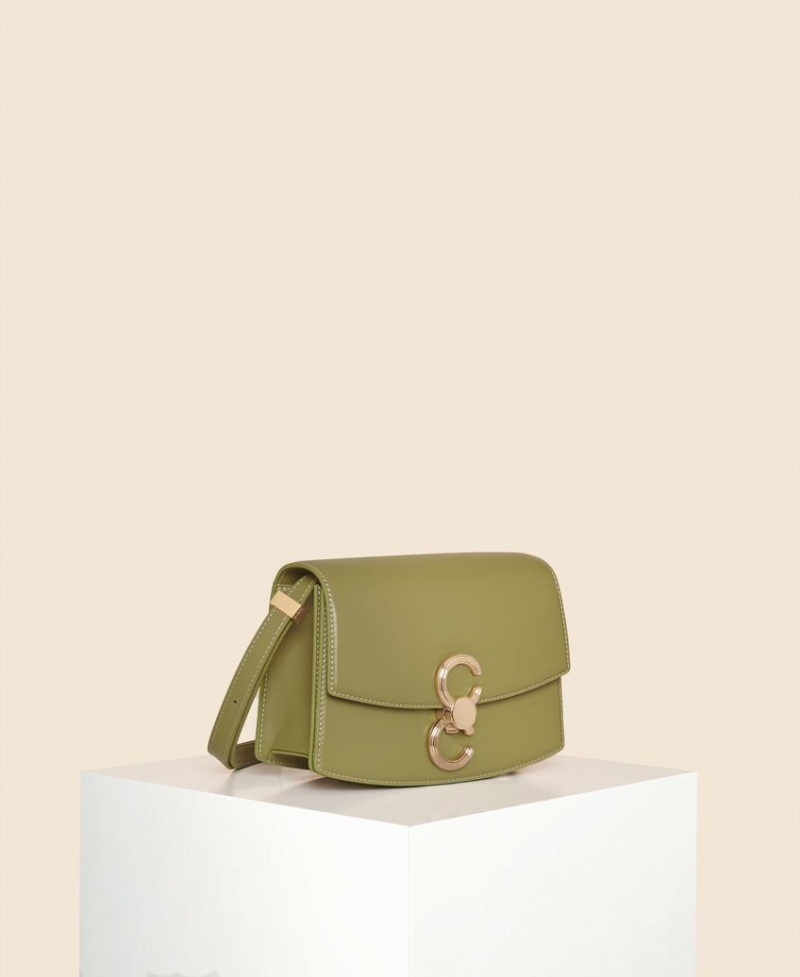 Bolsas Crossbody Cafuné Small Pendulum Feminino Verdes | KRS5872RV