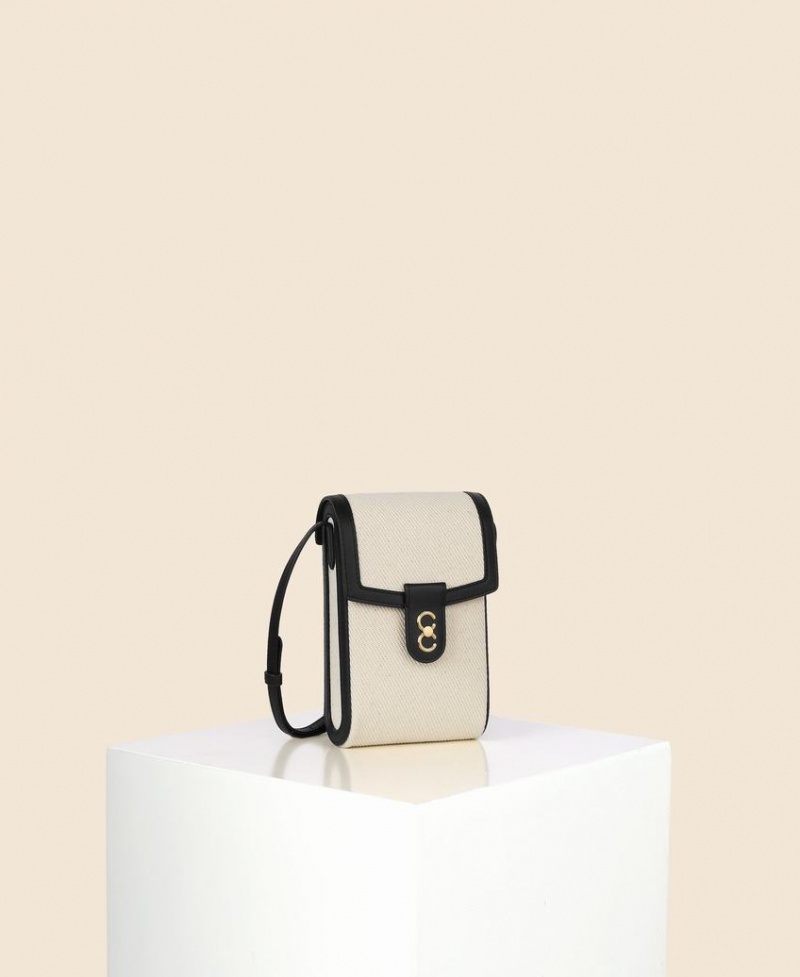 Bolsas Crossbody Cafuné Trunk Box Feminino Branco Pretas | ZZS9828LQ