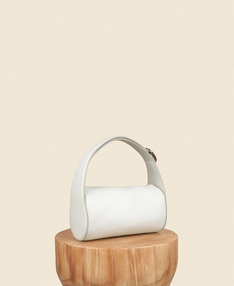 Bolsas De Ombro Cafuné Drop Duffel Feminino Branco | YXZ8766GC